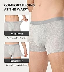 DAVID ARCHY Mens Underwear Trunks Comfortsoft