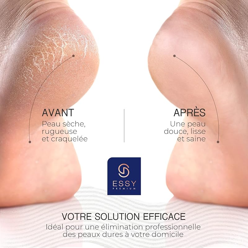 Lime à Pieds Électrique avec 5 Rouleaux de Rechange (Marine)