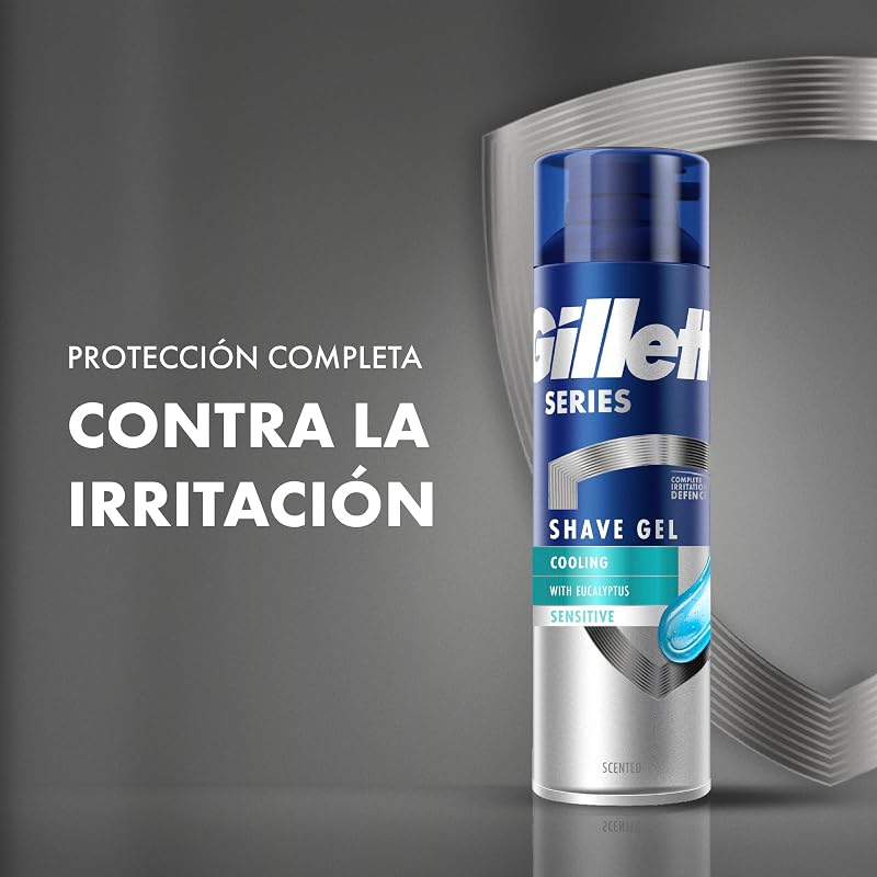 Series Gel de Afeitar Refrescante para Hombre, 6x200ml