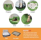 PICK FOR LIFE 2 Pack Washable Dog Pads 100x70cm Non-Slip Reusable Grey/Green view 6