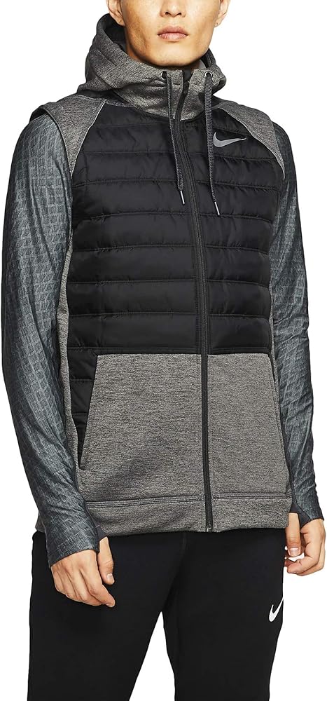 chaleco nike hombre gris