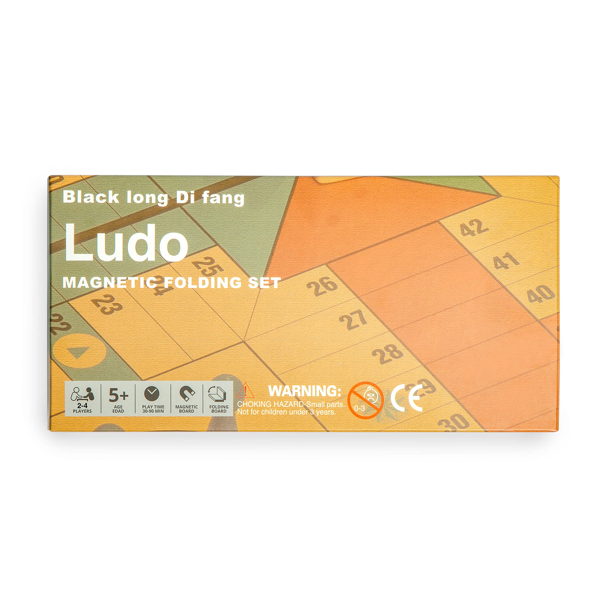 Ludo Magnetic Folding Travel Board Game Set - 9.75 Inches