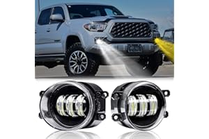 SDTSSYVE DRL Fog Lights for Toyota Tacoma 2016-2023 Tacoma Fog Lights Lamps Bulbs assembly(Tacoma Fogs Lights)