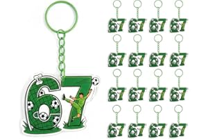 12 Pcs Meme Funny 67 Acrylic Keychains Set, Cute 67 Design Keychain Accessories for Easter Party Favors, Home Decor, Gifts (S