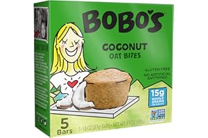 Bobo's Oat Bites, Coconut, 1.3 Ounce - 5 Count (Pack of 1)