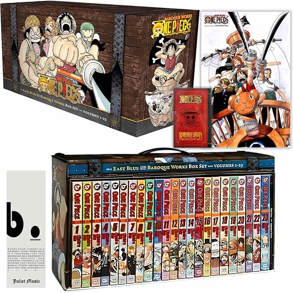 One Piece Manga Box Set: East Blue and Baroque Works, Volumes 1-23