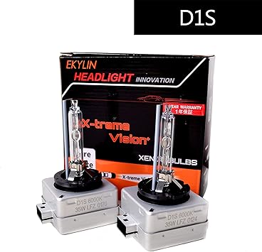 2pcs D1S 35W XENON HID HEADLIGHT BULBS OEM REPLACEMENT FOR BUICK CADILLAC 6000K