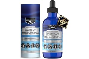 VitalFlow Ionic Mineral Drops | High Magnesium, Low Sodium Electrolyte & 70+ Trace Minerals | Full-Spectrum Trace Minerals Co