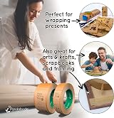 Pandabode Paper Packing Tape 24mm x 50m Recyclable Brown Kraft view 7