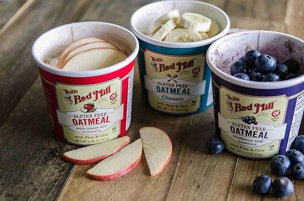 BOB’S RED MILL GLUTEN FREE OATMEAL CUP, APPLE & CINNAMON (SINGLE)