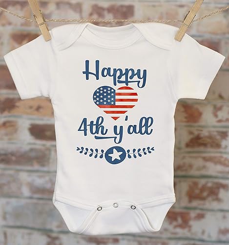 4th of july baby onesie