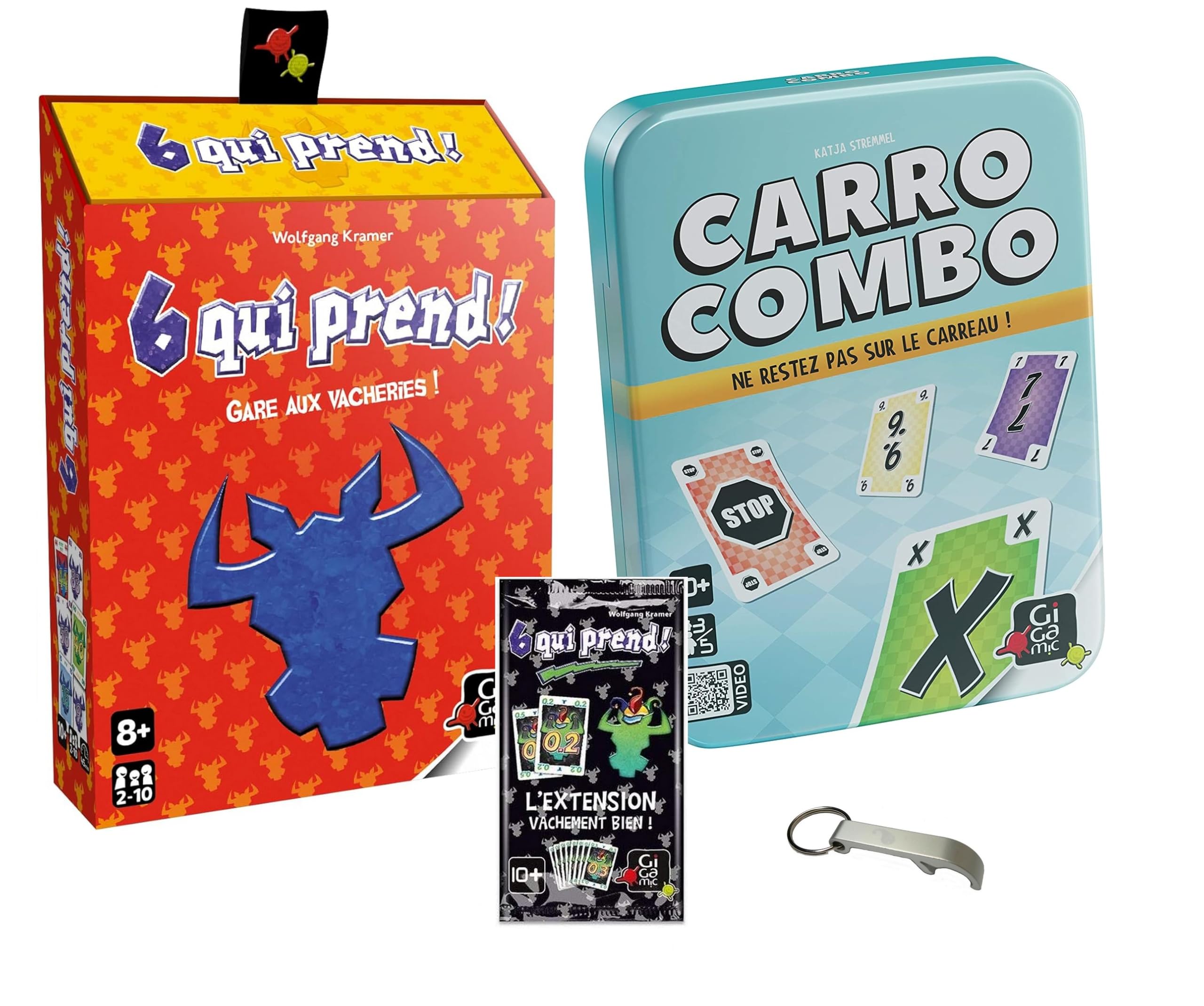 Carro Combo Set + 6 Takes + Cow Extension + 1 Blumie Bottle Opener