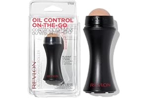 Revlon Face Roller, Oily Skin Control for Face Makeup, Oil Absorbing, Volcanic Reusable Facial Skincare Tool for At-Home or O