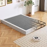 Arhomefurni Box Spring, Metal Frame Mattress Foundation with Fabric Cover, Easy Assembly, Noise-Free (7 Inch, Queen)
