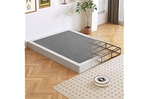 Arhomefurni Box Spring, Metal Frame Mattress Foundation with Fabric Cover, Easy Assembly, Noise-Free (7 Inch, Full)