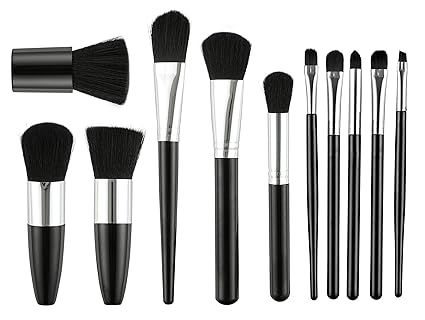 Rozia Makeup Brush Set 11 Pcs Premium Synthetic Professional Makeup Brushes Foundation Powder Blending Concealer Eye shadows Blush Makeup Brush Kit