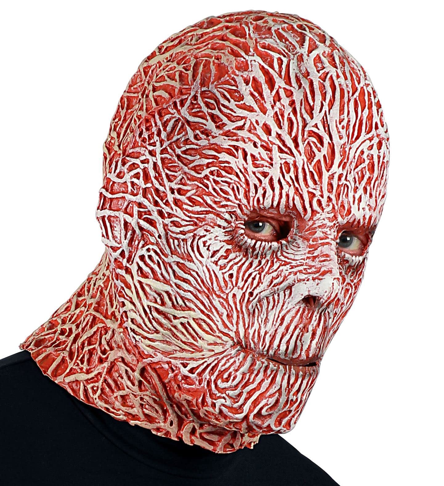 Widmann 00849 Night Stalker Full Head Mask, Men, Red/White, One Size