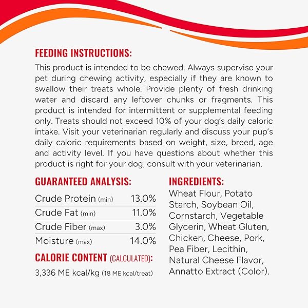 GOOD ‘N’ TASTY TRIPLE FLAVOR STACKS WITH CHEESE, 9 OUNCES, BITE SIZED SNACKS FOR DOGS WITH PREMIUM CHICKEN AND REAL CHEESE