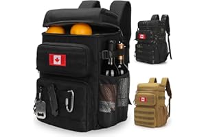 Tactical Backpack Cooler,Soft Lightweight Leakproof Cooler Backpack,Insulated Cooler Bag,Portable Soft Cooler Bag Waterproof 
