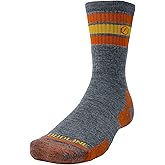 CloudLine Merino Wool Hiking Socks for Men and Women - Cushioned, Soft, Anti-Blister, Moisture Wicking, Made in USA - 1 Pair