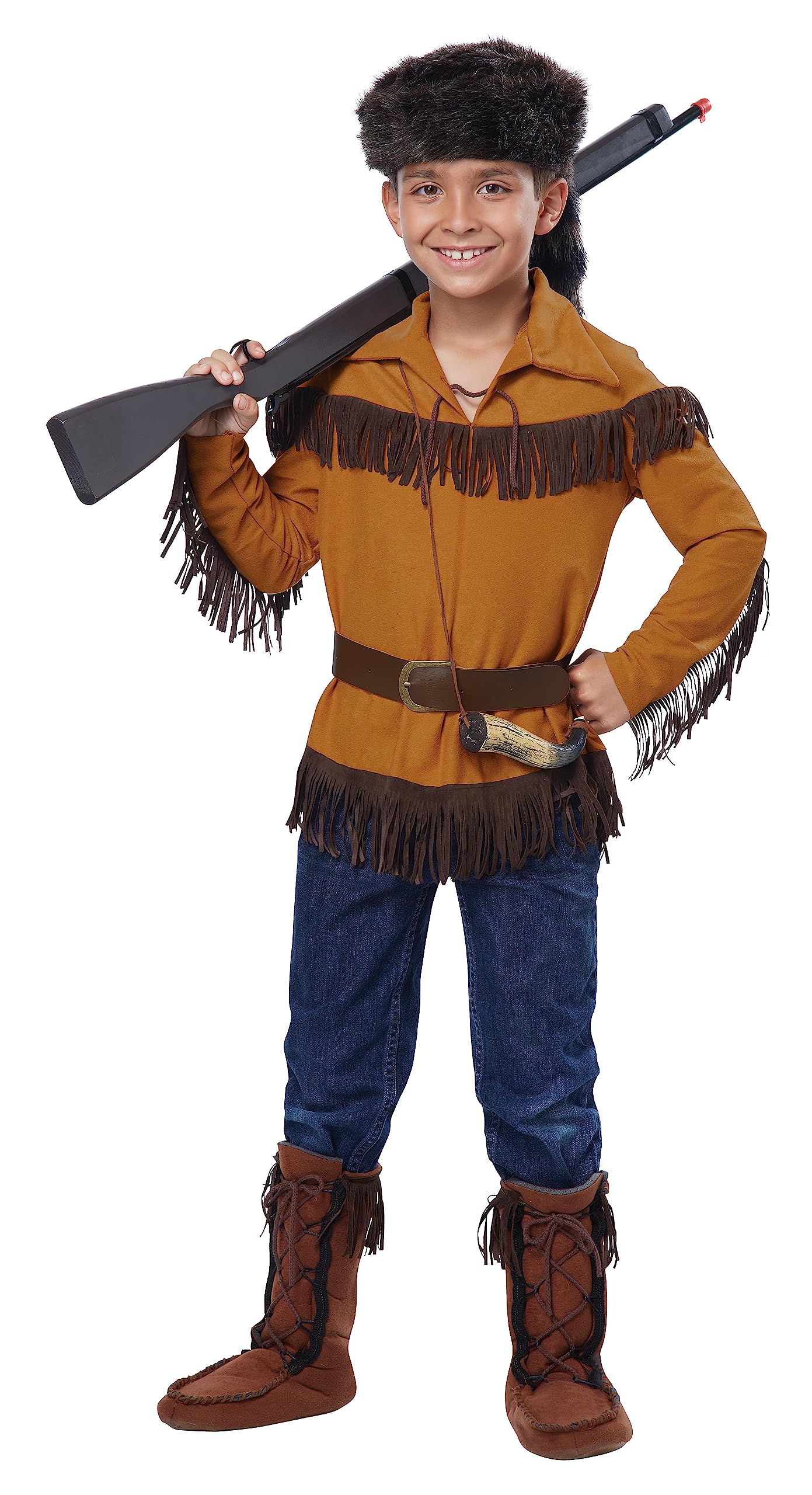 Photo 1 of California Costumes Kids Davy Crockett Costume Large