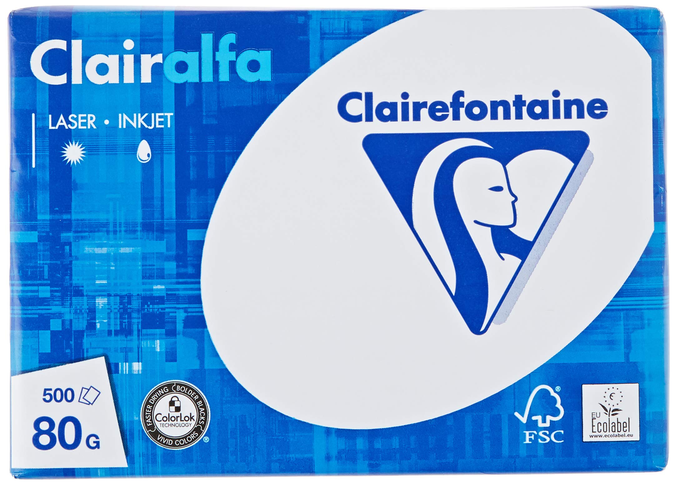 Clairalfa Multifunctional Paper, DIN A5, 80 g/m2, Extra White
