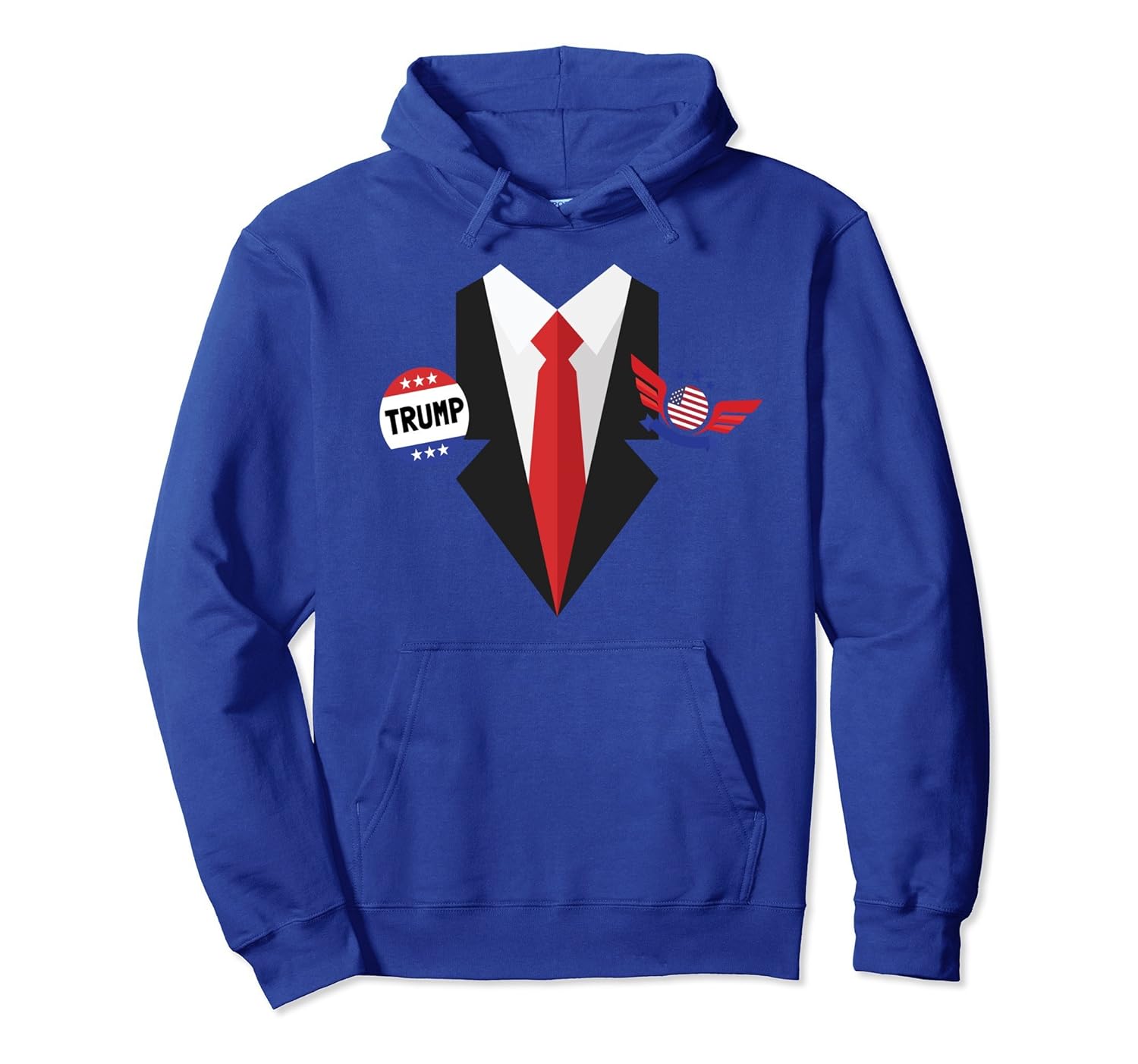 Donald Trump Supporter Halloween Costume Hoodie-Rose