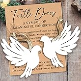 LUCAGIFT Dove Ornament - Peace Doves Ornaments for Christmas Tree, White Doves Ornaments Christmas Ornaments - Turtle Dove Themed Gifts, Pigeon Gifts for Women - Acrylic Ornament 2025