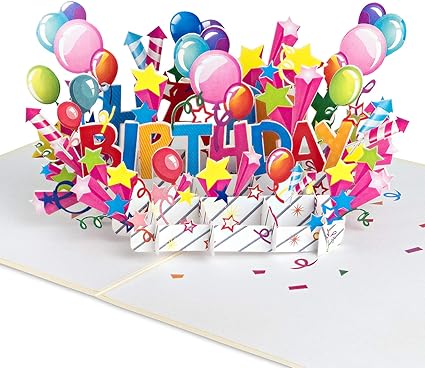 Papercrush Biglietto Pop Up Per Compleanno Con Scritta In Lingua Inglese Happy Birthday Per Bambini E Teenager Per Bambini E Ragazzi Amazon It Cancelleria E Prodotti Per Ufficio