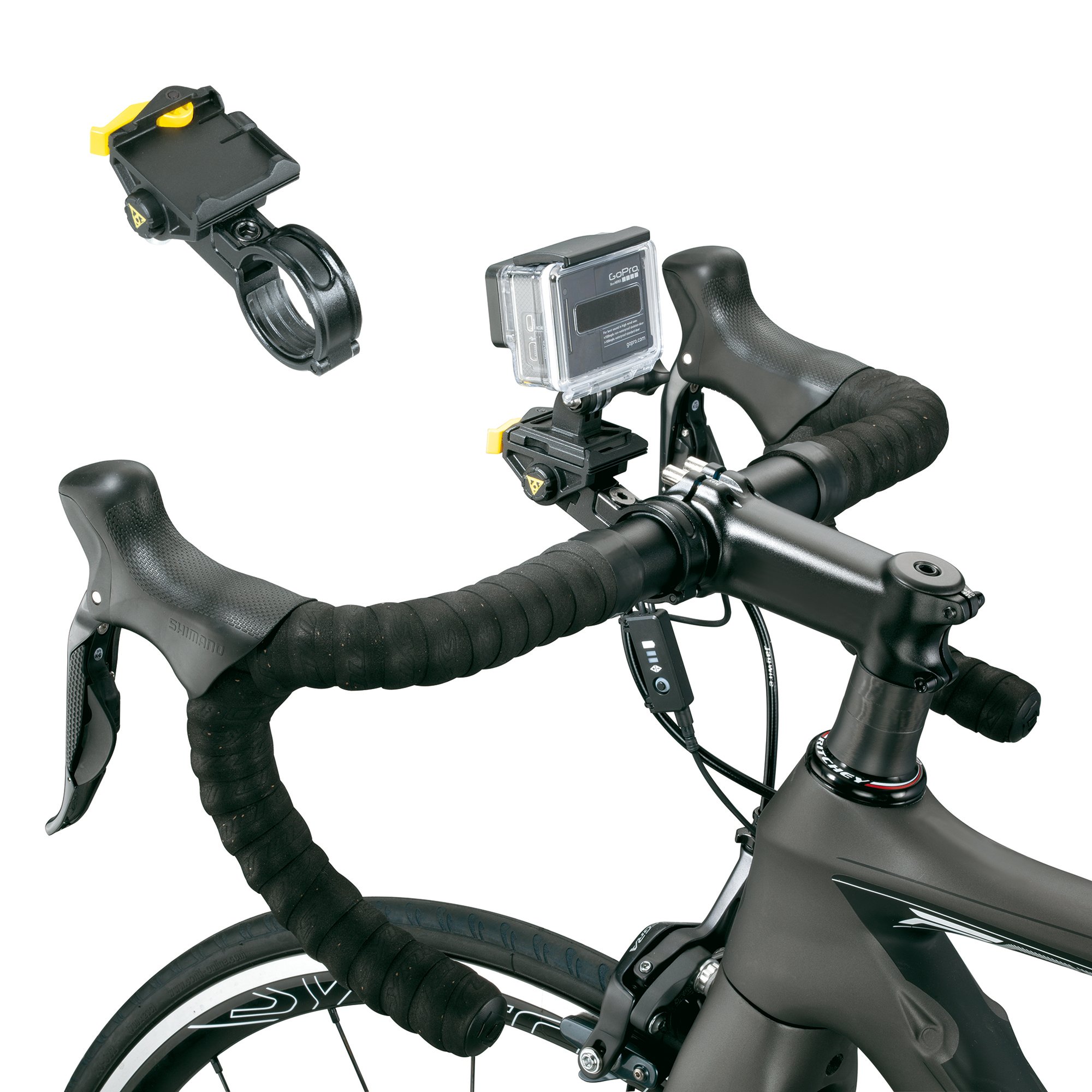 Topeak Sport Camera Multi-Mount Cycling Brackets, Adult Unisex, Multicoloured (Multicolour), One Size