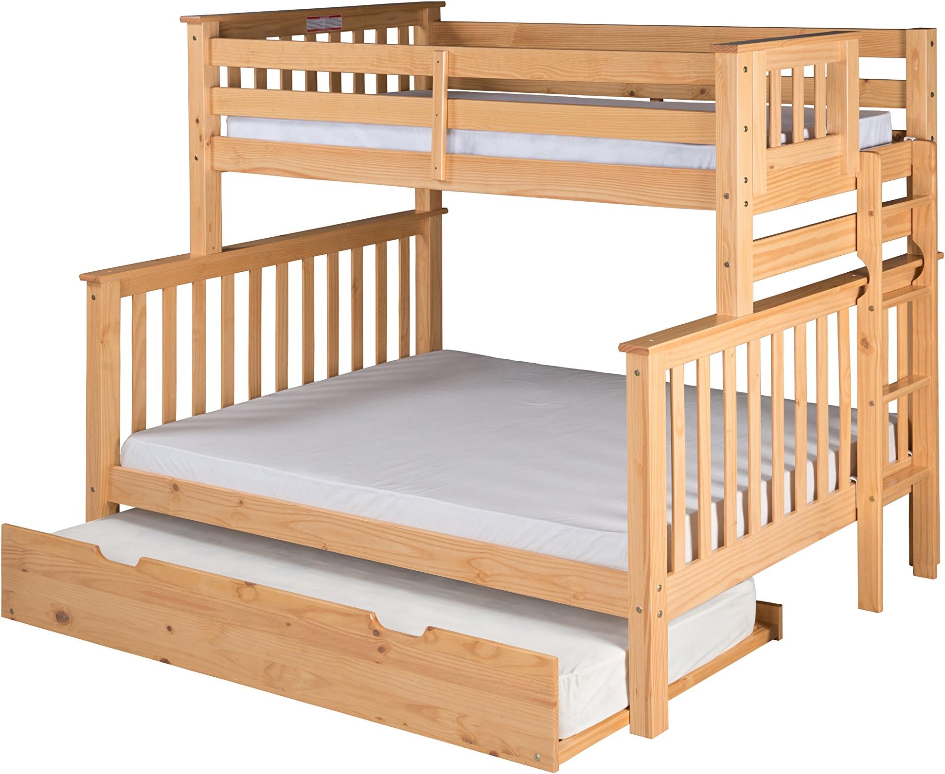 Camaflexi Santa Fe Bunk, Twin over Full, Natural