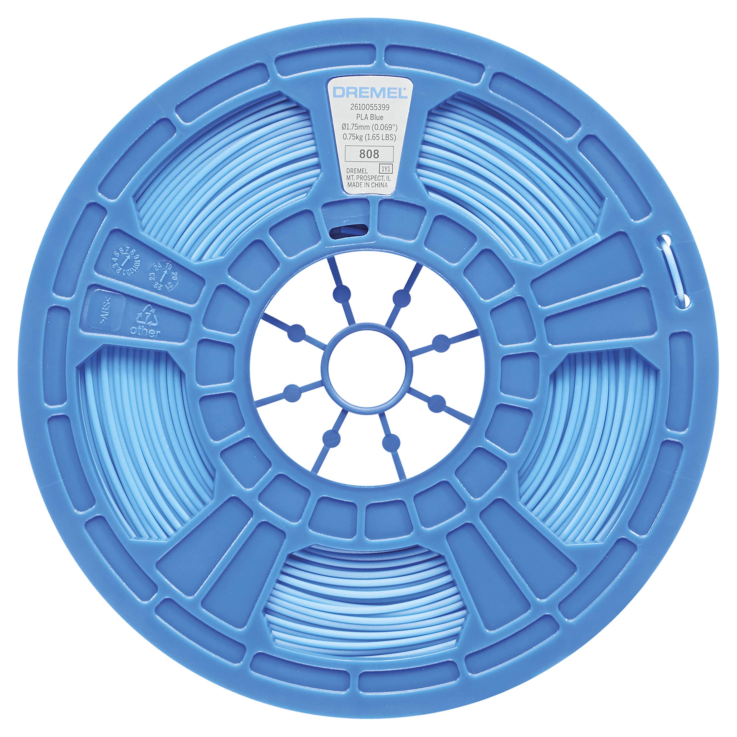 Dremel 3D PLA Filament 1.75mm for 3D Printers in Blue, Valuepack 750gr, PL06JA