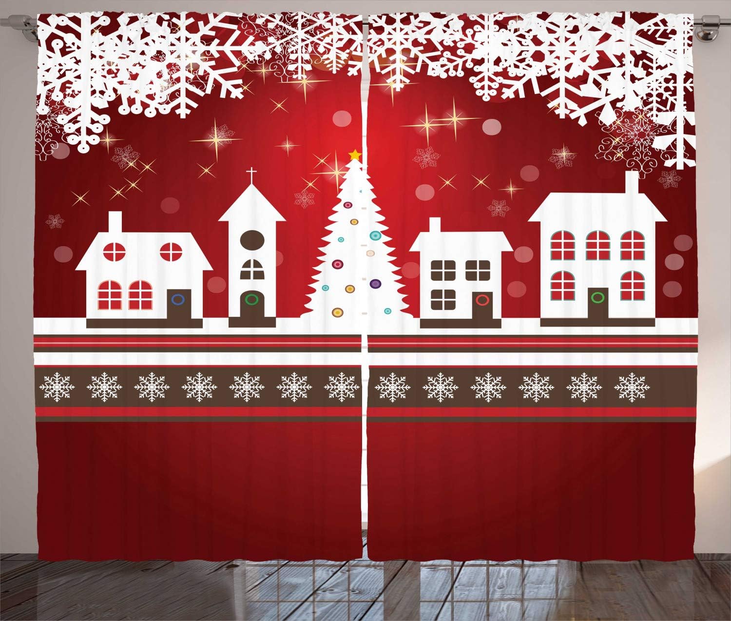 Best christmas living room curtains