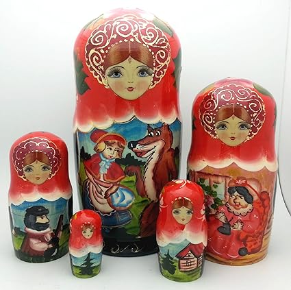 muñecas rusas de porcelana