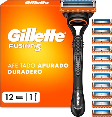 Fusion5 Maquinilla de Afeitar para Hombre con 12 Recambios