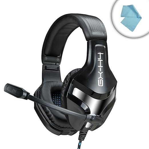 ENHANCE GX-H4 Computer-Gaming-Headset mit geräuschisolierenden Ohrpolstern und hochklarem Esport-Mikrofon für Dota 2, League 