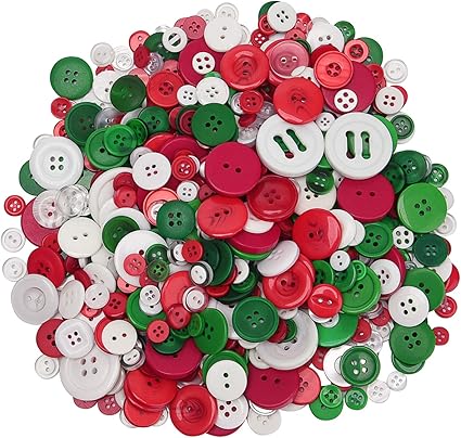 Download Amazon Com Livder 300g Christmas Craft Buttons Handmade Sewing Button With 2 Or 4 Holes For Sewing Art Crafts Projects Diy Decoration PSD Mockup Templates