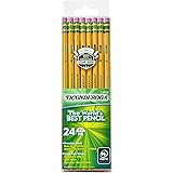 Dixon Ticonderoga Wood-Cased Graphite Pencils, #2 HB Soft, Yellow, 24 Count (13924)