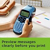 Dymo LetraTag LT-100H Handheld Label Maker ABC Keyboard 13 Character LCD Blue view 4