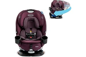 Graco Turn2Me 3-in-1 Convertible Car Seat, London, featuring Headrest and Harness Adjust, Easy Installation and Steel Reinforced Frame