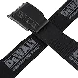 DeWalt Black Polyester Belt Pro – Adjustable, Durable Work Belt view 2
