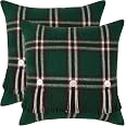 Likiyol Christmas Pillow Covers, Buffalo Plaid Christmas