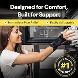 BraceUP Wrist Support Brace with Metal Hand Splint Left Right L/XL view 3