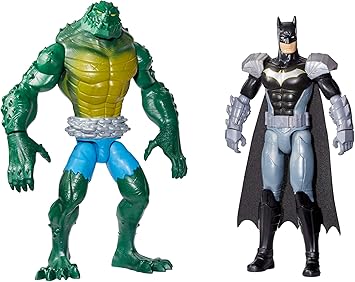 Batman Gck70 Killer Croc Action Figures Two Pack 12 Inch Scale Multicolour Amazon Co Uk Toys Games
