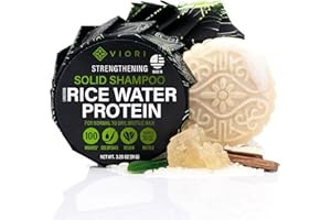 Viori Hidden Waterfall Shampoo Bar - Made with Rice Water for Hair Growth - Handcrafted Sulfate Free Shampoo