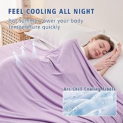 EMME Cooling Throw Blanket for Couch Sofa, Thin