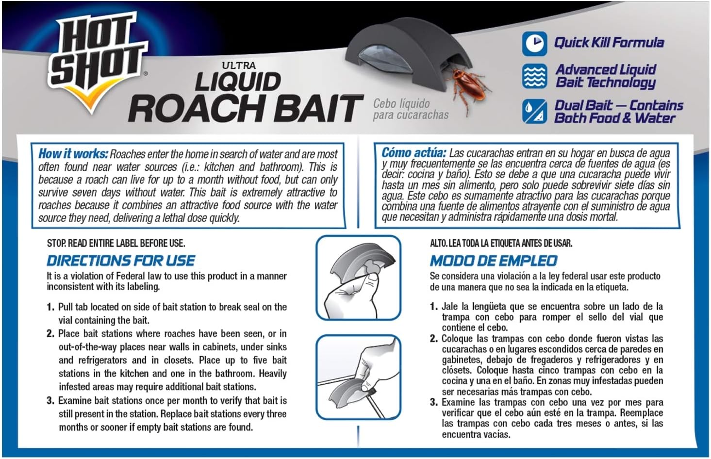 Hot Shot HG-95789 Roach Killer, 6-Count, Brown/A: Industrial & Scientific