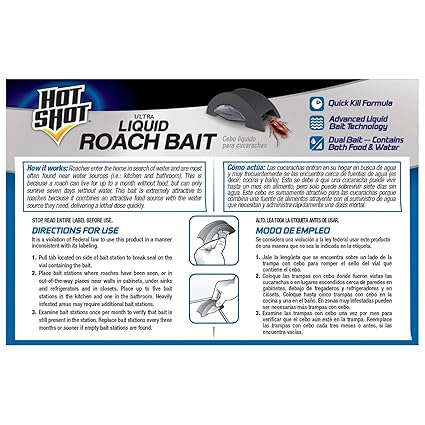 Hot Shot Hg 95789 Roach Killer Case Pack Of 1 Browna