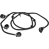 Dorman 645-930 Passenger Side Rear Passenger's Side Tail, Turn, Brake, And Backup Light Harness With Sockets Compatible with 