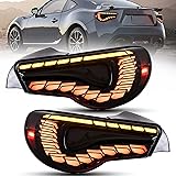 VLAND LED Taillight Fit for Toyota 86 2012-2020, Subaru BRZ 2013-2020, Scion FR-S 2013-2020, with Startup Animation, Smoked